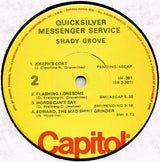 Quicksilver Messenger Service : Shady Grove (LP, Album, RE)