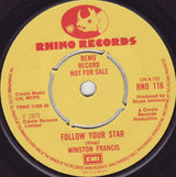 Winston Francis : Knock On My Door  (7", Single, Promo)