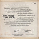 Frank Sinatra : Sinatra & Strings (LP, Album, Mono)
