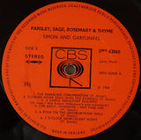 Simon & Garfunkel : Parsley, Sage, Rosemary And Thyme (LP, Album)
