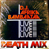 Afrika Bambaataa : Death Mix — Live!!! (12", Single)