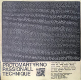Protomartyr (2) : No Passion All Technique (LP, Album, RE)