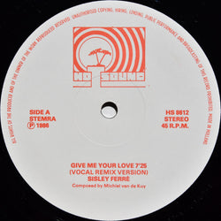 Sisley Ferré : Give Me Your Love (12