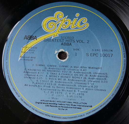 ABBA : Greatest Hits Vol. 2 (LP, Comp, Gat)