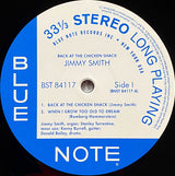 The Incredible Jimmy Smith* : Back At The Chicken Shack (LP, Album, RE, 180)