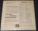 Edith Piaf : I Regret Nothing (LP, Comp)