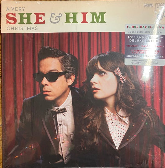 She & Him : A Very She & Him Christmas  (LP, RE + 7