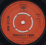 Bob Dylan : Maggie's Farm (7", Single)