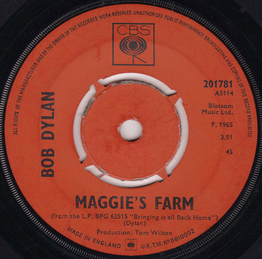 Bob Dylan : Maggie's Farm (7