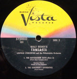 Leopold Stokowski With The Philadelphia Orchestra : Walt Disney's Fantasia (3xLP, Album, RE, RP)