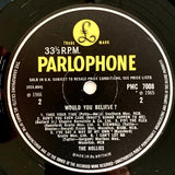 The Hollies : Would You Believe? (LP, Album, Mono)