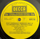 Ebenezer Obey & His International Brothers : Chief Commander Ebenezer Obey And His International Brothers Band (LP, Album)