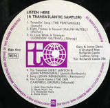 Various : Listen Here! A Transatlantic Sampler (LP, Smplr)