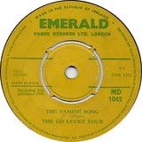 The Go Lucky Four : Up Went Nelson / The Famine Song (7", Yel)