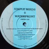 Simple Minds : Waterfront (12", Single)