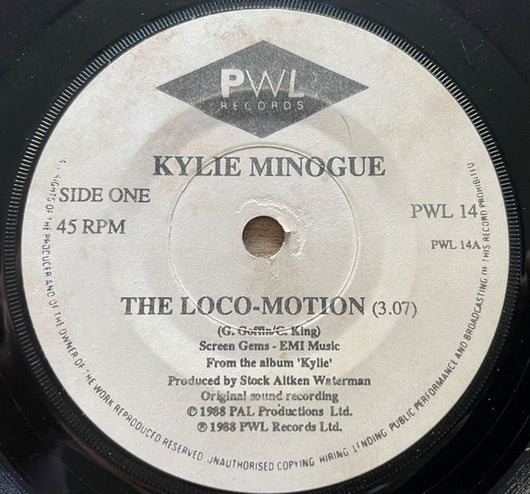 Kylie Minogue : The Locomotion (7
