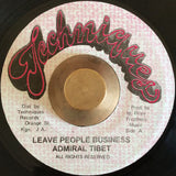 Admiral Tibet : Leave People Business (7", RE)