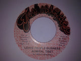 Admiral Tibet : Leave People Business (7", RE)