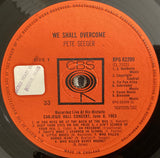 Pete Seeger : We Shall Overcome (LP, Album, Mono)