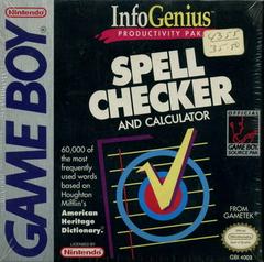 Spell Checker & Calculator - Gameboy