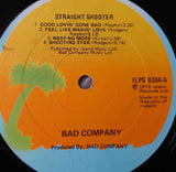 Bad Company (3) : Straight Shooter (LP)