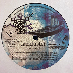 Lackluster : R U   Oho? (12