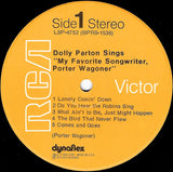 Dolly Parton : Dolly Parton Sings "My Favorite Songwriter, Porter Wagoner" (LP, Album, Hol)