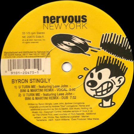 Byron Stingily : U Turn Me (12