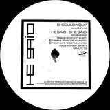 He Said : Could You? (12", Single)