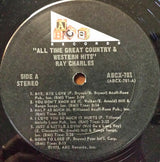 Ray Charles : All Time Great Country And Western Hits (2xLP, Comp)