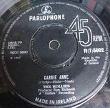 The Hollies : Carrie Anne (7", Single)