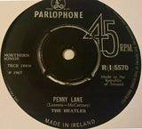 The Beatles : Strawberry Fields Forever / Penny Lane (7", Single)
