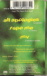 Nirvana : All Apologies / Rape Me / MV (Cass, Single)