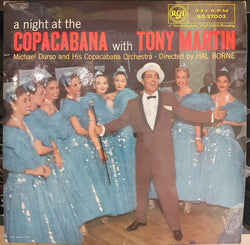 Tony Martin (3) : A Night At The Copacabana With Tony Martin (LP, Album, Mono)