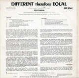 Peggy Seeger : Different Therefore Equal (LP)