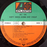 AC/DC : Dirty Deeds Done Dirt Cheap (LP, Album, RE)