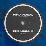 Dom & Roland : Burn Bright / Being (12", Ltd, Blu)