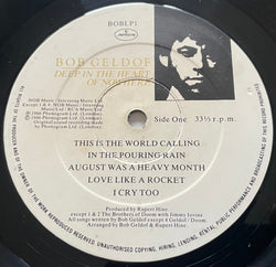 Bob Geldof : Deep In The Heart Of Nowhere (LP, Album)