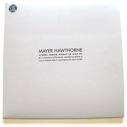 Mayer Hawthorne : Stones Throw Direct To Disc #1 (LP, Ltd + LP, S/Sided, Ltd + Album)