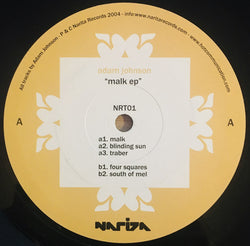 Adam Johnson : Malk EP (12