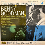 Benny Goodman : The King Of Swing Vol. 1 (1937-38 Jazz Concert No. 2) (LP, Album, Comp, Mono, Bri)