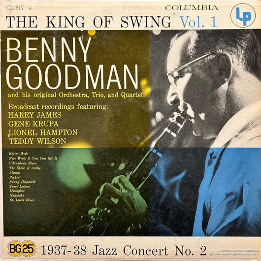 Benny Goodman : The King Of Swing Vol. 1 (1937-38 Jazz Concert No. 2) (LP, Album, Comp, Mono, Bri)