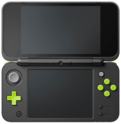 2DS XL Console (Black & Green)