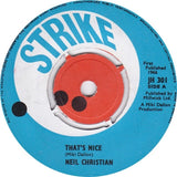 Neil Christian (2) : That's Nice (7", Single)