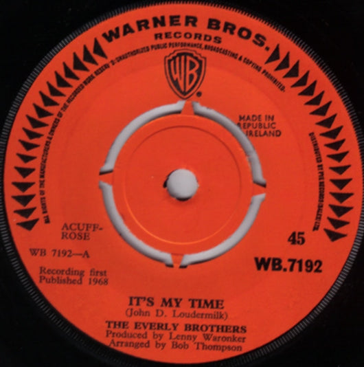 The Everly Brothers* : It's My Time (7