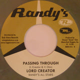 Skatalites* / Lord Creator : Black Joe / Passing Through (7", Single, RE, Mar)