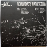 Plié : We Know Exactly What We're Doing (LP, Album)