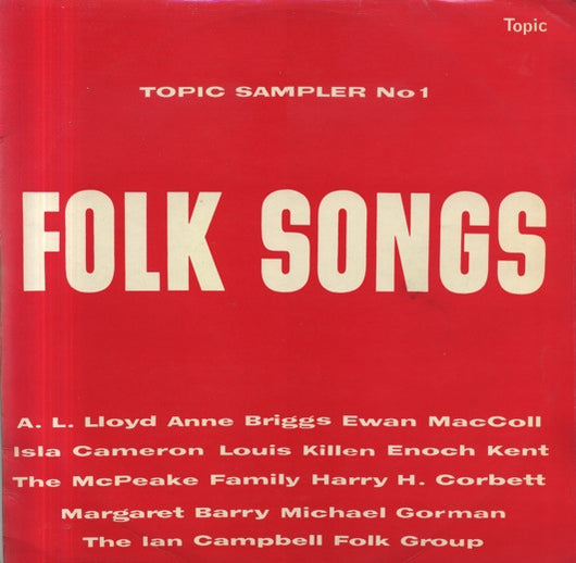 Various : Folk Songs (LP, Comp, RE, Smplr)