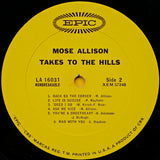 Mose Allison : Takes To The Hills (LP, Album, Mono, Pit)