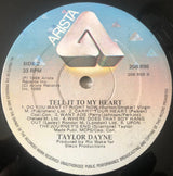 Taylor Dayne : Tell It To My Heart (LP, Album)
